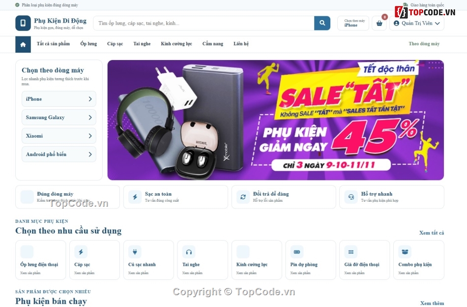 website,web bán điện thoại,website bán điện thoại
